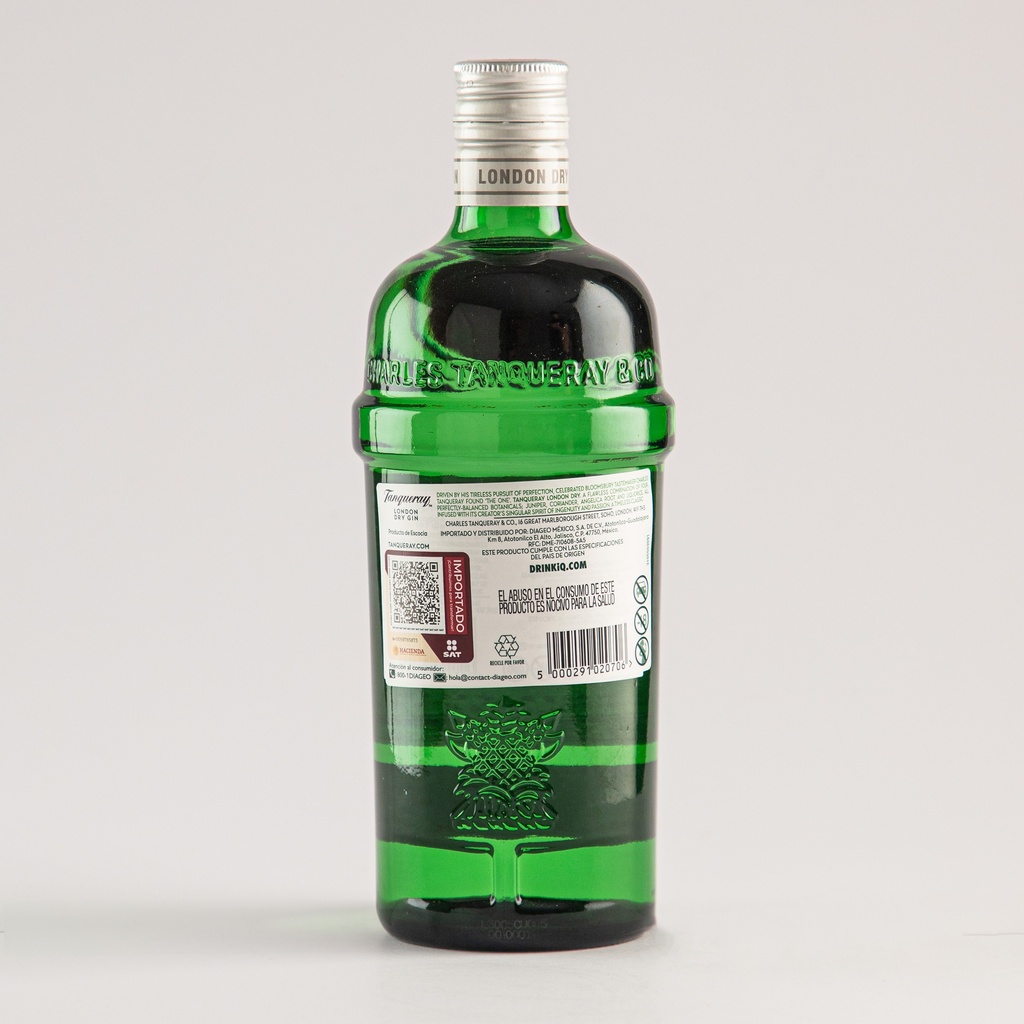 Ginebra Tanqueray London Dry 750ml