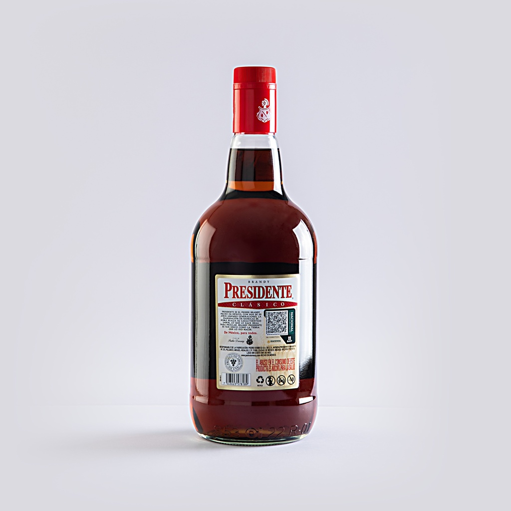 Brandy Nac. Presidente Clasico 1750ml