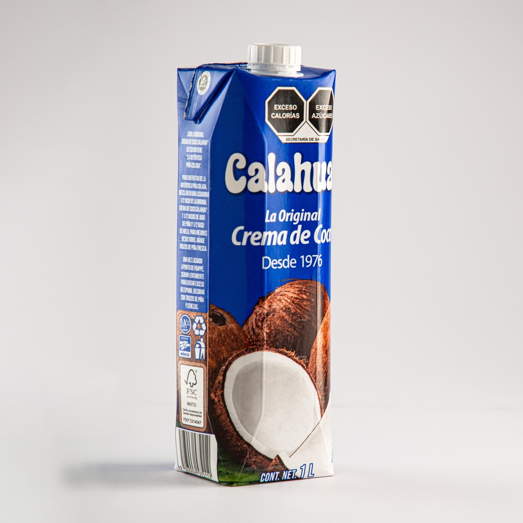 Crema De Coco Calahua 1000ml