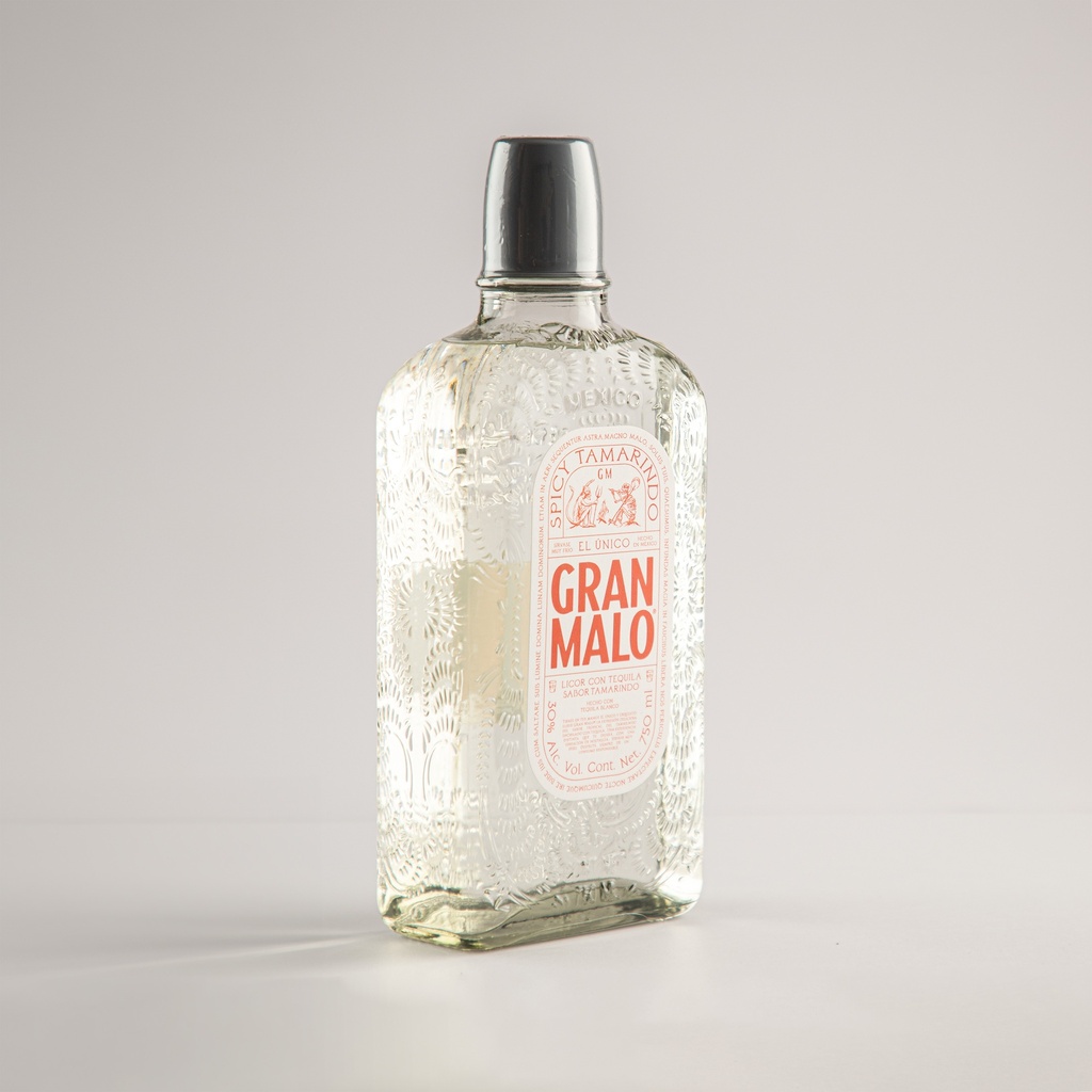 Licor Con Tequila Blanco Gran Malo Sabor Tamarindo 750ml