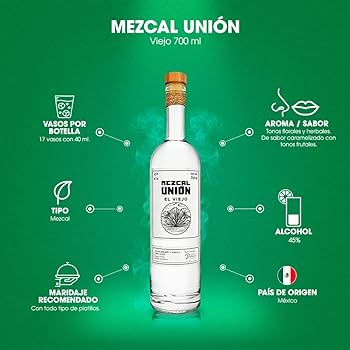 Mezcal Espadin Y Tobala Union El Viejo 700ml