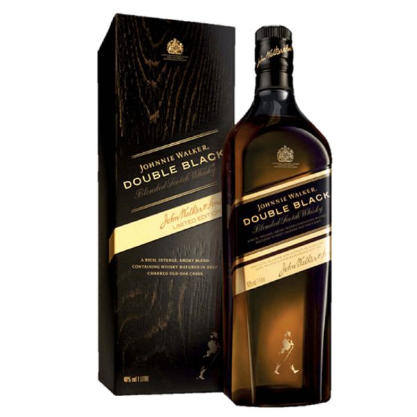 Whisky Esc. Johnnie Walker Etiqueta Negra Double Black 1000ml
