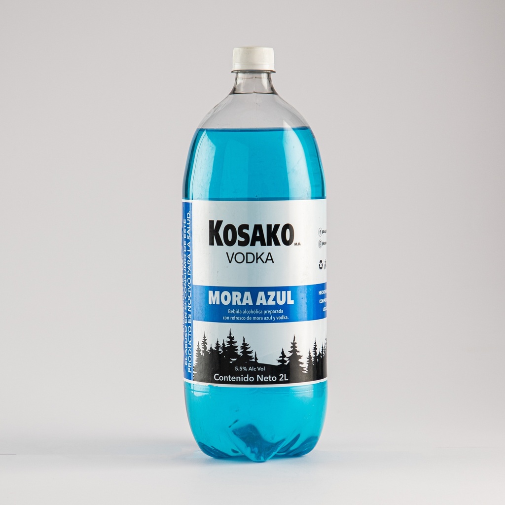 Bebida Vodka Mora Azul Kosako 2Lt