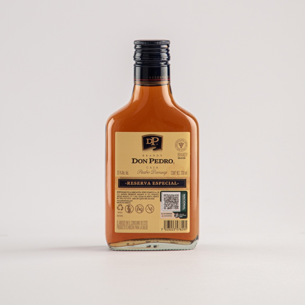 [7503023578295] Brandy Nac. Don Pedro Reserva 200ml