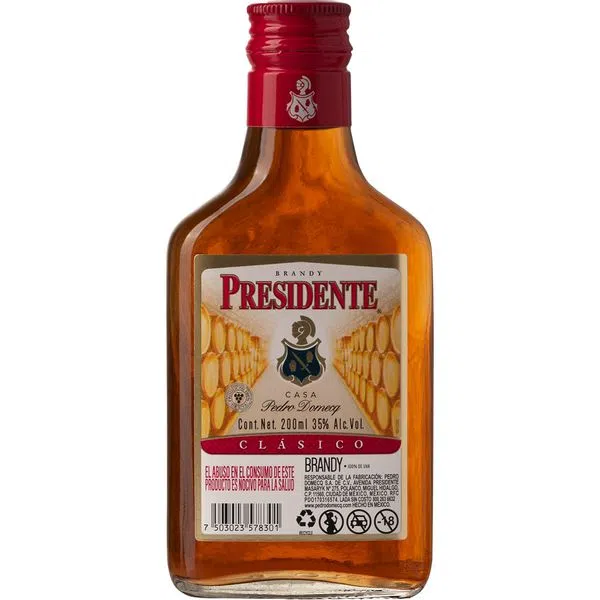 [7503023578301] Brandy Nac. Presidente Clasico 200ml