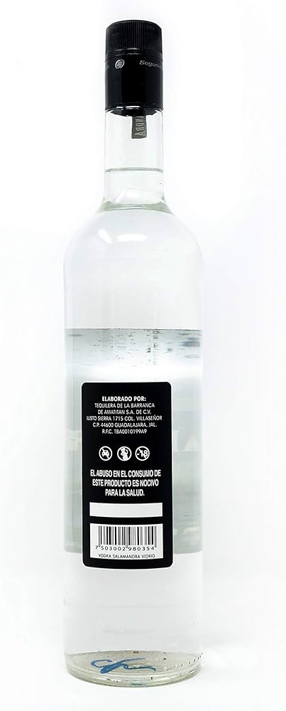 Ginebra Nac. Salamandra Vidrio 1000ml