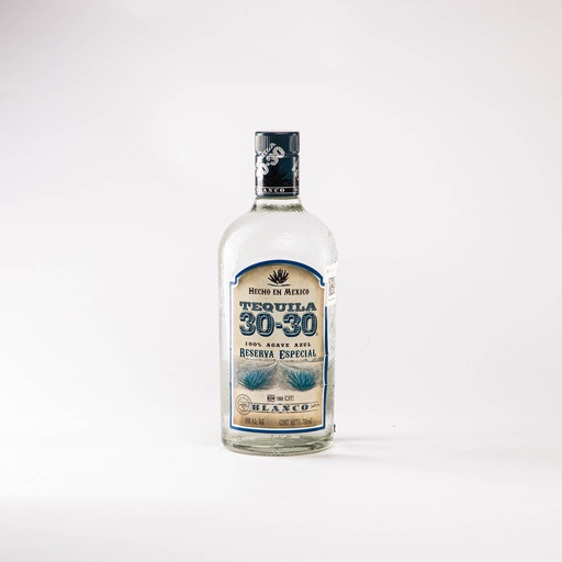 [708547002111] Tequila Blanco 30-30 700ml